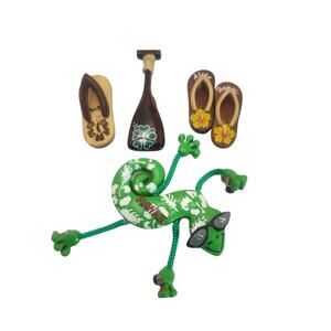 4 Hawaii Travel Destination Souvenir Refrigerator Magnets 3 Wooden 1 Resin